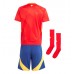 Spain Replica Home Minikit Euro 2024 Short Sleeve (+ pants)